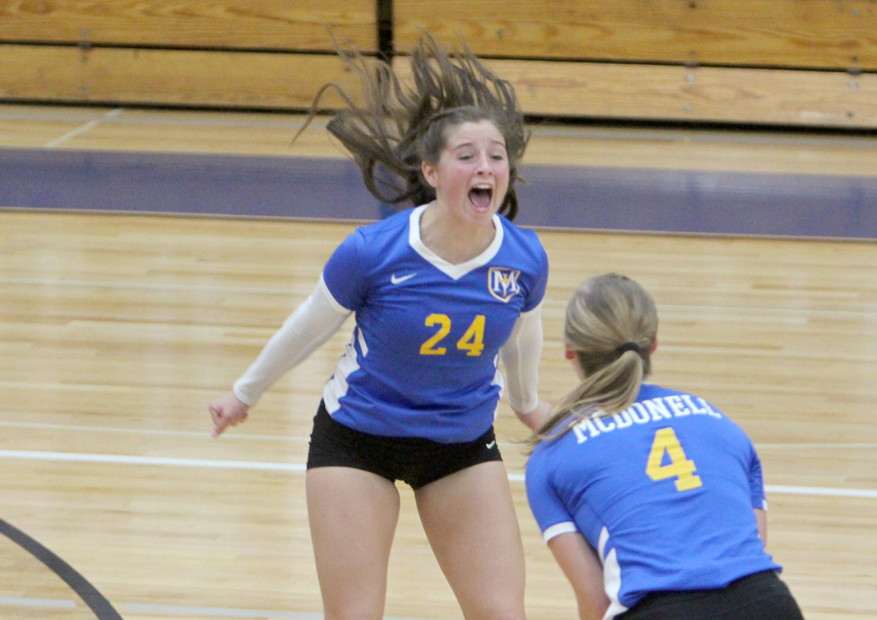 Eau Claire Immanuel Lutheran at McDonell volleyball 10-26-19
